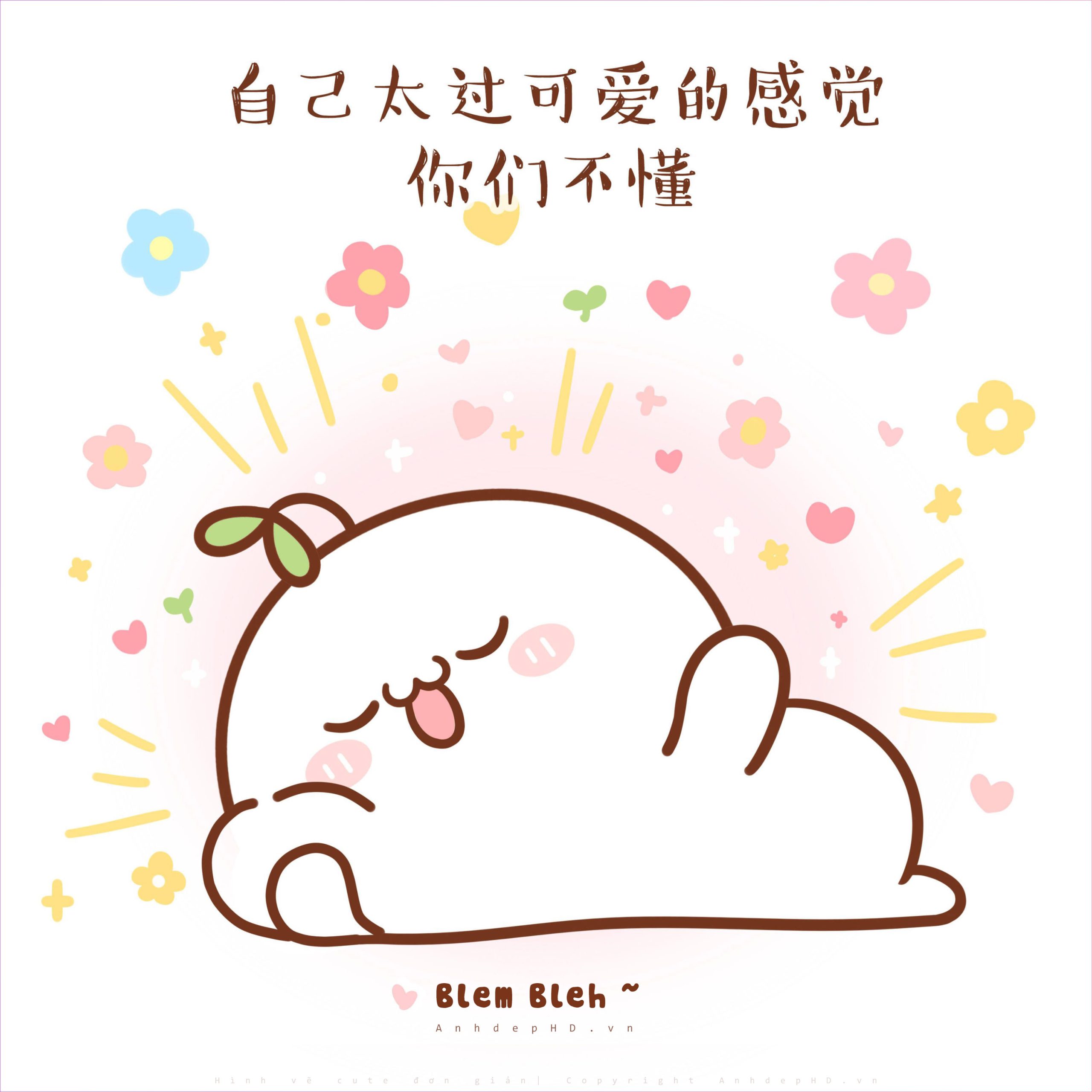 Hình Vẽ Cute Đơn Giản: Vẽ Sticker, Tiktok, Anime Chibi [Dễ Cực!]